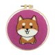 thumbnail image 2 of Kits de inicio con aguja de punzón estampada, bastidor de bordado de hilo suave con herramientas básicas Perrito, 2 of 8