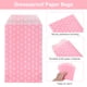 thumbnail image 3 of Uxcell 100Pcs Bolsas de Papel Kraft, 6" x 3" Bolsas de Caramelo Impermeables, Bolsas de Favor Planas, Bolsas de Regalo Pequeñas, Puntos Rosas, 3 of 6