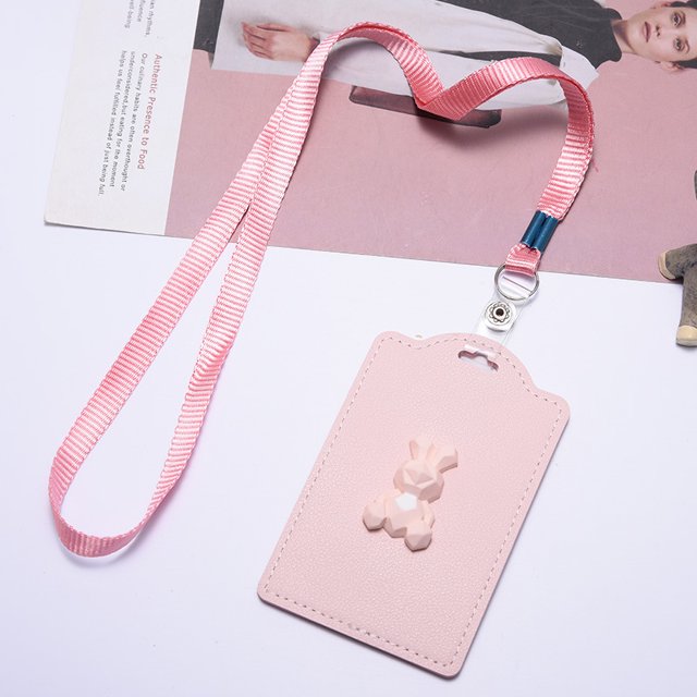 Porte-badge d'Identification Vertical Extra Épais Support en Plastique Transparent Étanche Scellable, S'Adapte aux Cartes de Balayage Rfid / Proximity / Badge Ou à la Licence de Carte de Crédit / Conducteur (2 Pièces, avec Cordon)