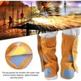 thumbnail image 3 of 1 par de botas de soudage, cuero de vachette resistente al calor, ignifuges, couvre-chaussures de soudage, 3 of 5