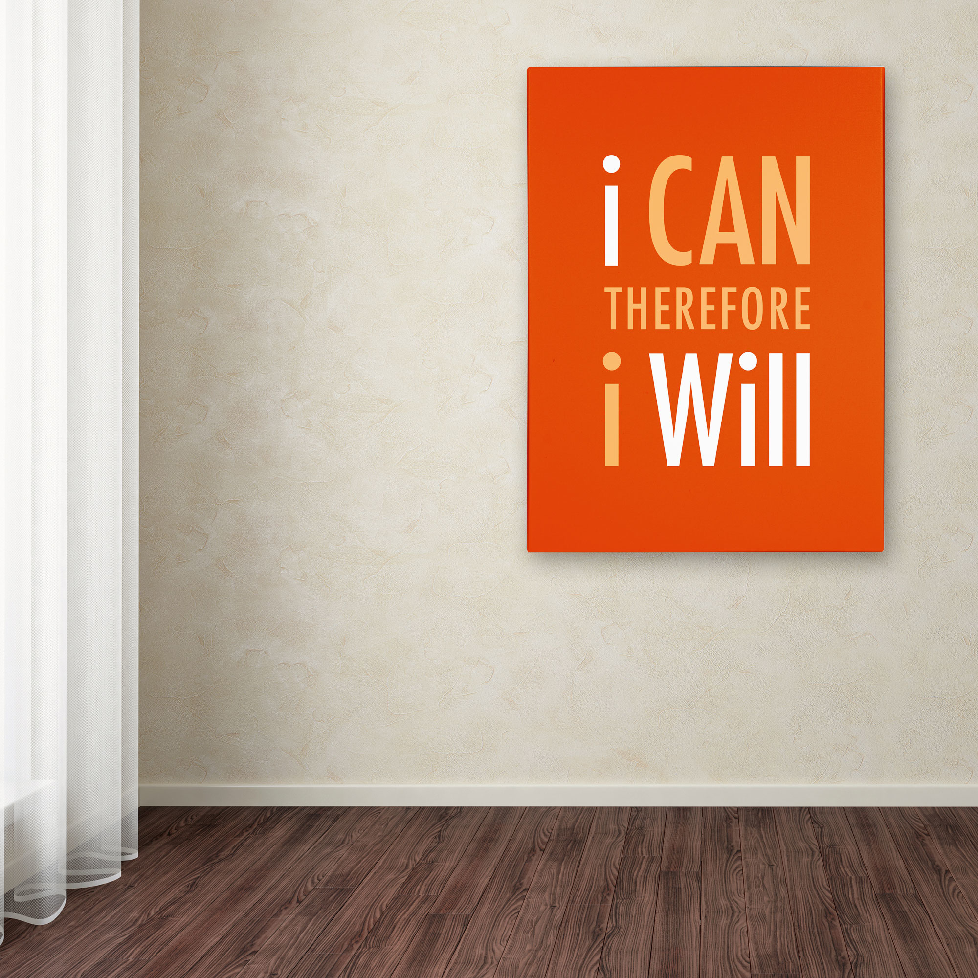 Trademark Fine Art "I Will III" Canvas Art by Megan Romo
