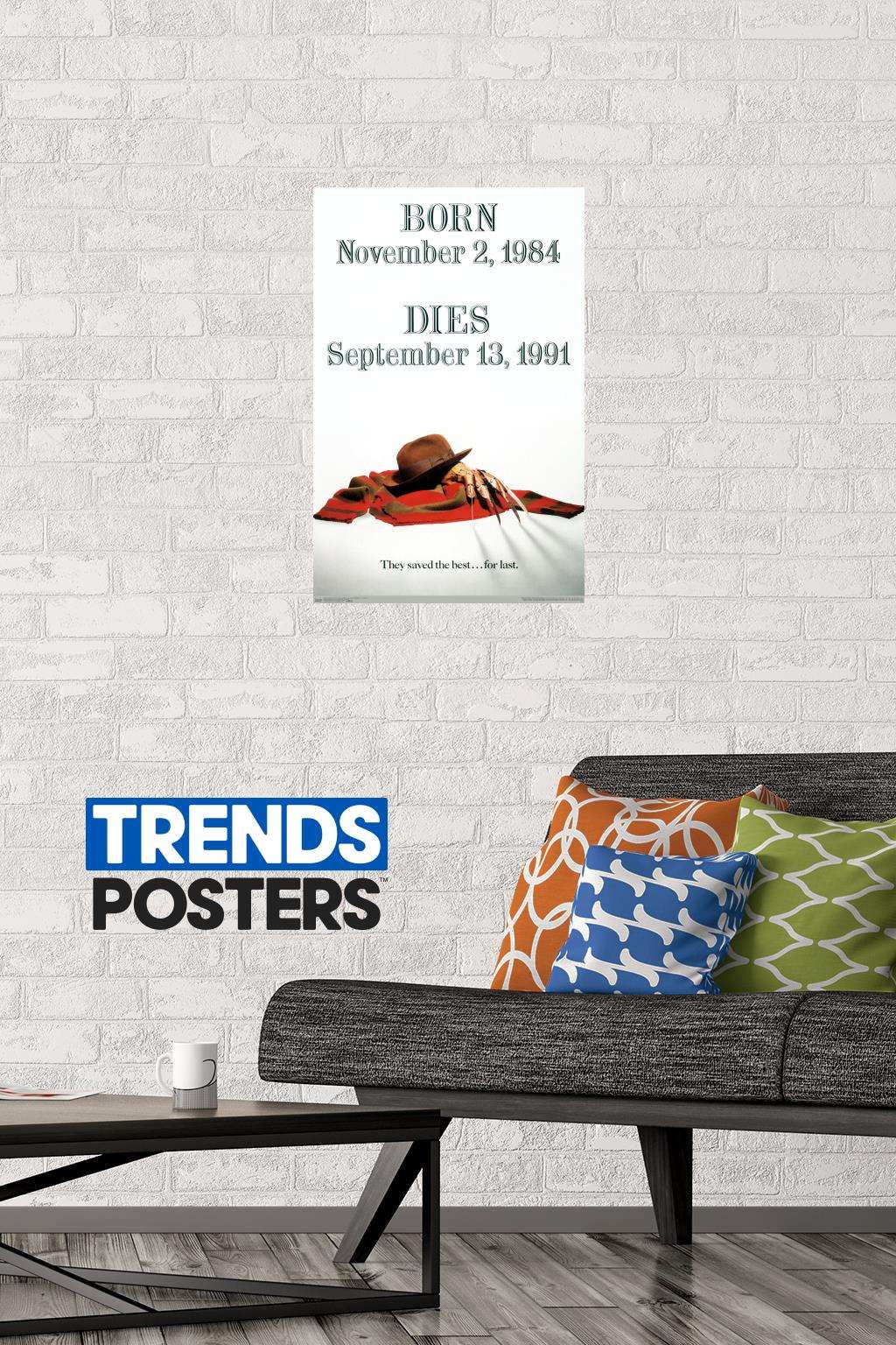 Nightmare On Elm St: Freddy's Dead: - Tombstone Wall Poster, 14.725" x 22.375"