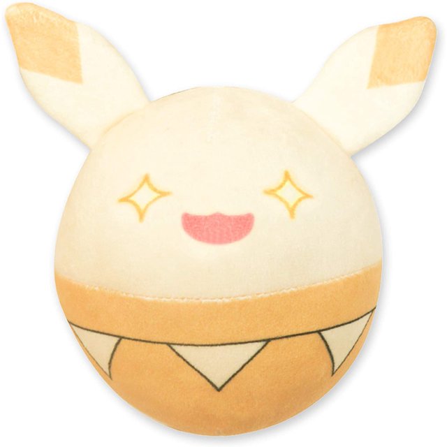 HTAIGUO 5.1\u201d Genshin Bouncing Bombs Rabbit Plush Toy Plushie Stuffed Doll Soft Pillow Cosplay Props for Game Fans (Star Eyes, 5.1")