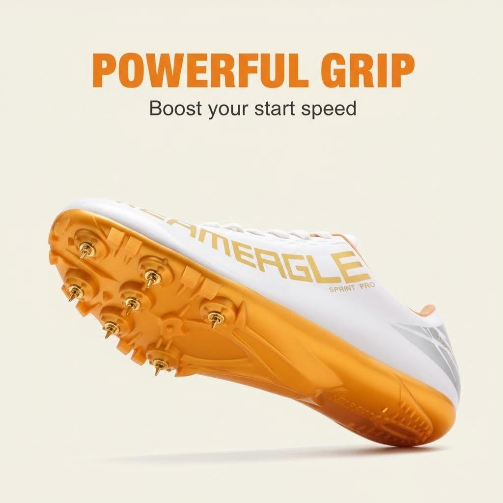 Track and Field Running Spike Shoes for Men, Women, Boys and Girls, Unisex