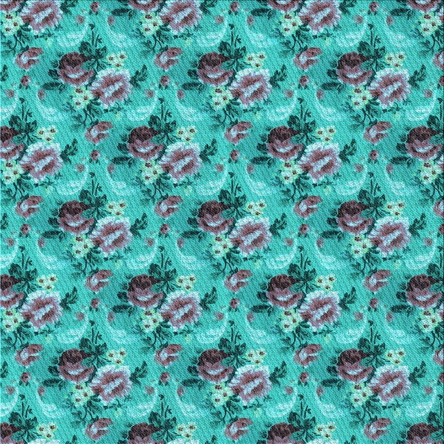 Ahgly Company Machine Washable Indoor Square Transitional Bright Turquoise Blue Area Rugs, 5' Square