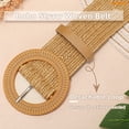 thumbnail image 5 of WHIPPY Women Straw Woven Stretch Belt for Dresses Pants Ladies Braided Elastic Belts, 5 of 6