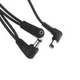 thumbnail image 4 of 3X Vitoos 3 Vias Cable de Arnes de Cadena de Margaritas Electrodo Alambre de Cobre para Efectos de Guitarra Divisor Adaptador de Fuente de Alimentacion Negro, 4 of 5