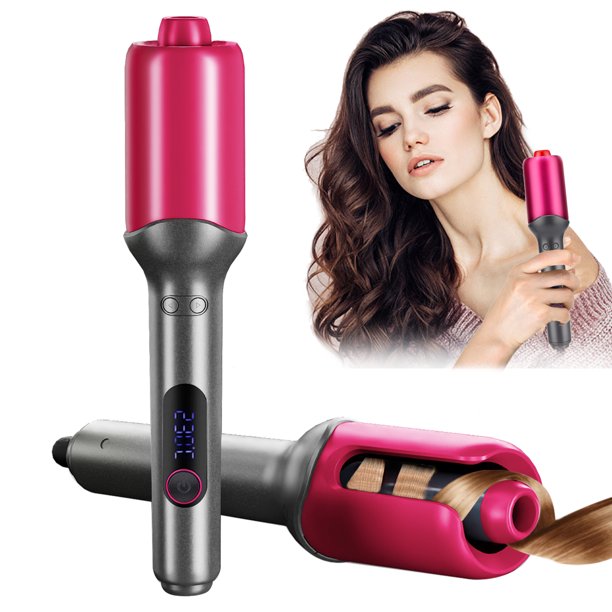 Pretfy Automatic Curling Iron, Professional Rotating Hair Curler with