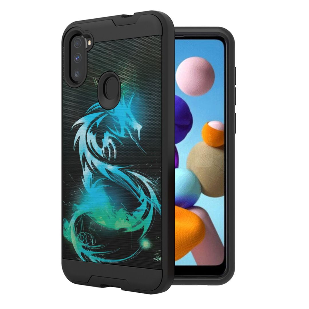 Capsule Case Compatible with Galaxy A11 [Cute Brushed Texture