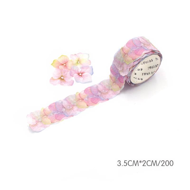 Decorative Flower Printed Paper Tapes Scrapbooking Sticker Washi Tape DIY 