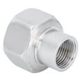 thumbnail image 2 of 1/2in NPT Female to 1in NPT Female Reducing Coupling Pipe Hex Connector Adapter Pipe Fittings, 2 of 8