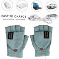 thumbnail image 3 of JShteea Guantes Calentados Por USB para Tejer Manos para Hombres Y Mujeres para Clima (verde), 3 of 9