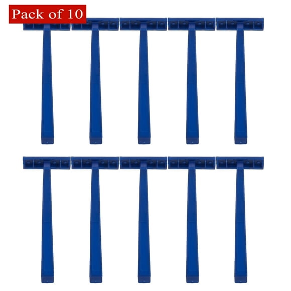Super Max Twin Blade Disposable Razor, Lightweight, Portable - Pack of 10