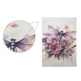 thumbnail image 2 of Dragonflies and Flowers Garden Flag Double Sided Outdoor Banners for Courtyard Outdoor Lawn Farmhouse Holiday Decorations, 2 of 5
