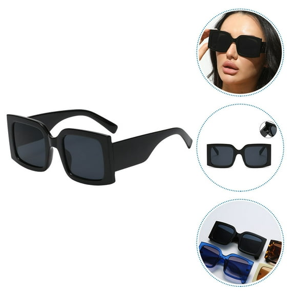 MLINS  Sunglasses for Round Face Women Trendy Retro Polarized Women's Black