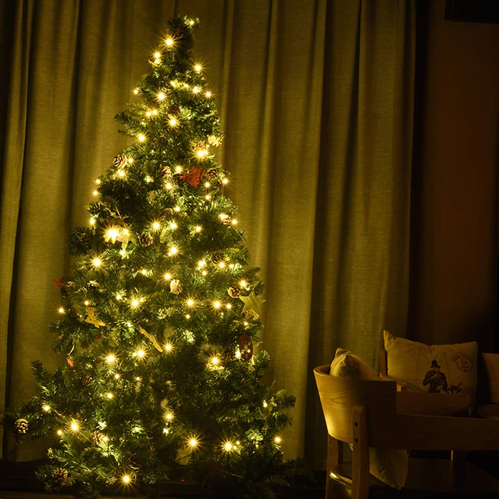 Loende 50 LED Battery Operated String Lights, 18ft Warm White photo 5