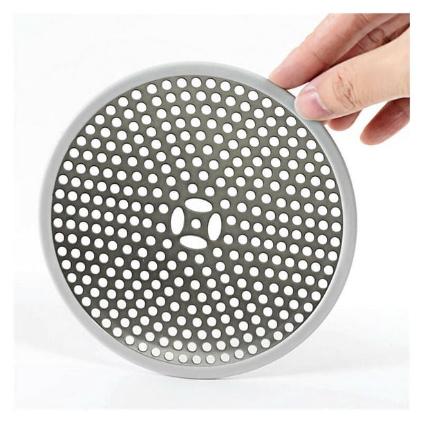 Protector de desagüe de ducha, colector de pelo de acero inoxidable para un rendimiento a prueba de óxido, fácil de instalar y limpiar, aplicación versátil para baños, lavabos, bañeras y lavaderos