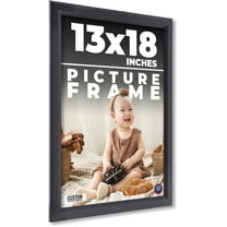 13x18 Frame Black Passaggi Solid Wood Picture Frame Width 1.5 Inches | Interior Depth 0.5 Inches |