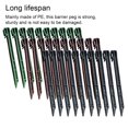 thumbnail image 4 of kurtrusly 20 Pieces Garden Courtyard Barrier Peg Assortment Portable Reusable Ground Fixing Stake Assorted Kit Gardening Tool Green, 4 of 6