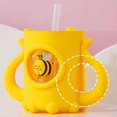 thumbnail image 2 of Baby cup with straw Cute cartoon baby for toddlers and young children, 2 of 5
