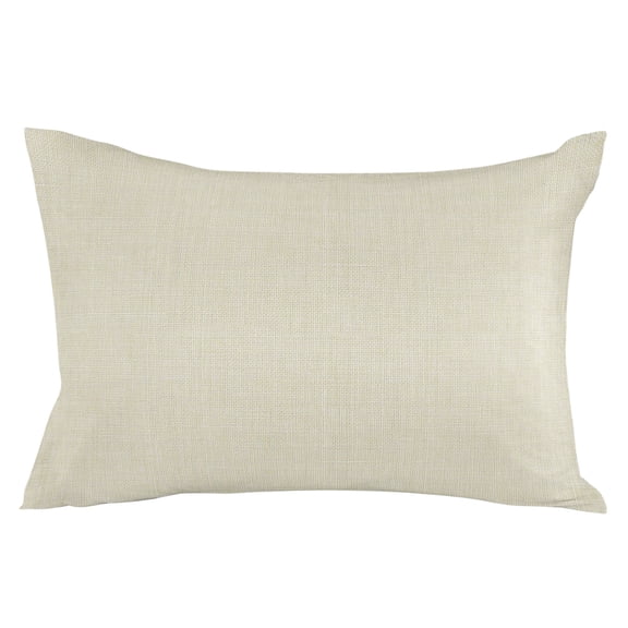 Beige Throw Pillow Cover 12 x 20 Inch Decorative Pillow Cover Modern Minimalist Linen Pure Color Lumbar Pillowcase Seasonal Rectangle Cushion Case for Couch Sofa Bed Living Room