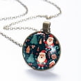 thumbnail image 6 of Christmas Candy Necklace Personalized Custom Photo Round Pendant Adjustable Stainless Steel Necklaces with Gift Box for Men Women Mothers Valentine's Jewelry Gift, 6 of 6