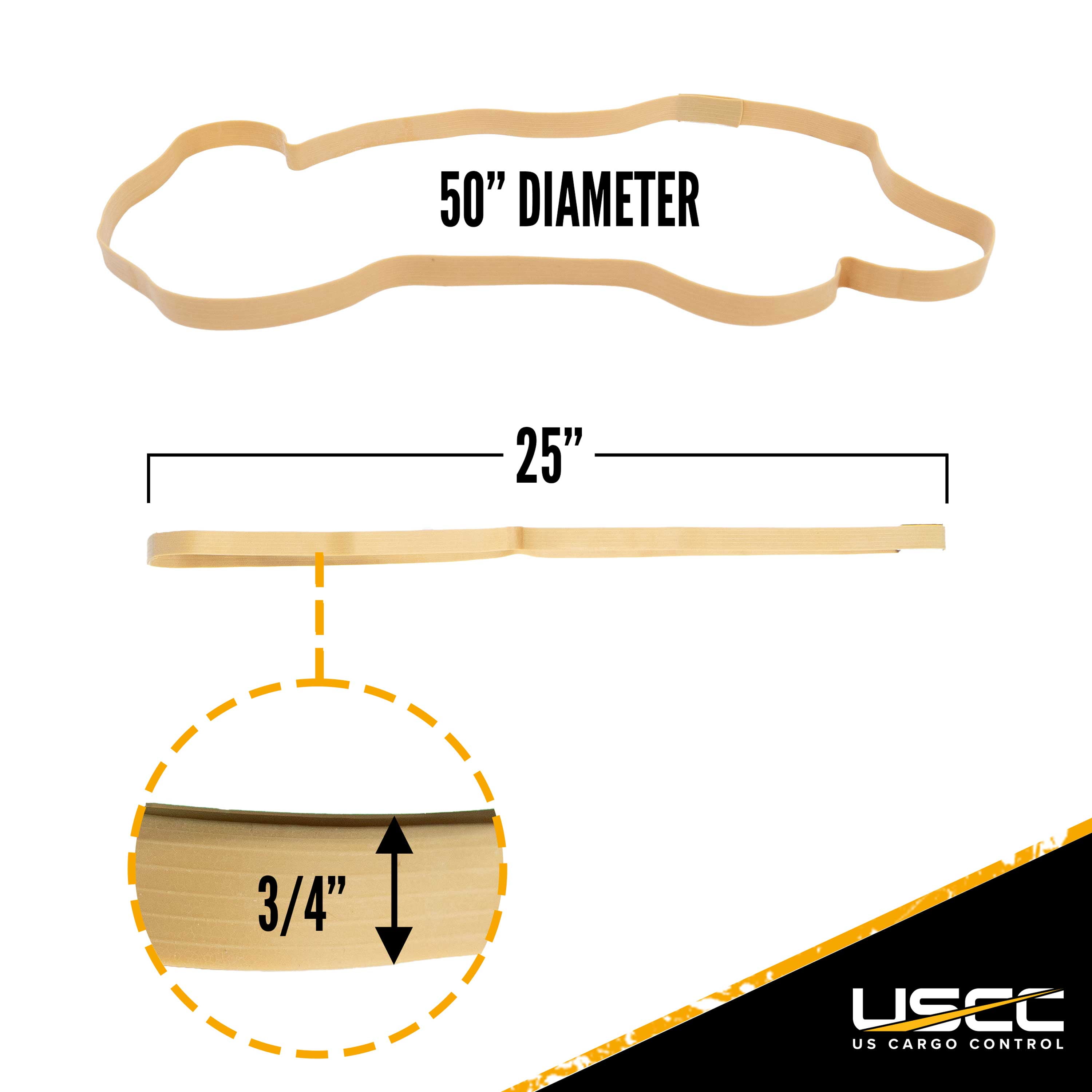 Big Rubber Bands | 25" - 50" Diameter | 1 Dozen
