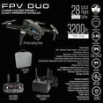 thumbnail image 3 of Vivitar FPV Duo Racing Drone with Goggles and GPS, Black, 3 of 12