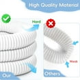 thumbnail image 5 of Swimming Pool Replacement Hoses 3 Pack 1.25 Inch Diameter 59 Inch Length Premium Pe Pipe For Above Ground Pool Filter Pumps And Sand Filters, Flexible Leak Proof Uv Resistant With, 5 of 7