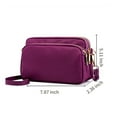 thumbnail image 5 of Small Crossbody Bag for Women Waterproof Shoulder Bag Casual Nylon Purse Handbag with Multi Pocket for Women Lady, 5 of 7