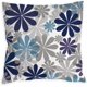 thumbnail image 4 of Fundas de cojín azul de 18 x 18 pulgadas, juego de 4 fundas de cojín decorativas grises para sofá, funda de almohada moderna con margaritas para sala de estar, cojín, cama, exterior, azul marino y gr, 4 of 5
