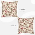 thumbnail image 3 of Kll Paris Vintage Decorative Throw Pillow Covers Velvet Soft For Couch Sofa Bedroom Living Room Outdoor -20"X20", 3 of 8