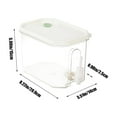 thumbnail image 3 of Staron under $5! Refrigerator Drink Dispenser with Spigot, Transparent Leak Proof Beverage Container for Juices Iced Tea, Plastic Cold Kettle Jar for Fridge & Party Serving, 3 of 6