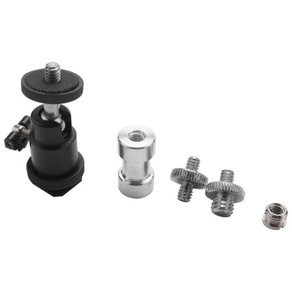 Camera Screw, 21 Pcs 1/4 Inch 3/8 Inch Converter Threaded Screws 1/4inch Hot Shoe Adapter Mount Camera Ball Set Camera/Tripod/ Monopod/Light Stand