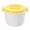 Yellow, variant on Queroig Rice Steaming Pot Good Insulation Large Capacity Ergonomic Handle Buckle Design Multifunctional Microwave Rice Cooker Steamer Veggie Portable Cookware Pot