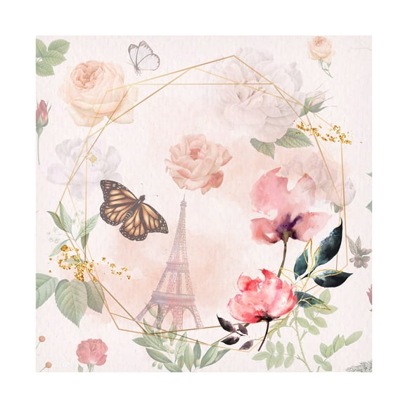 The Font Diva 'Butterfly Garden' Canvas Art