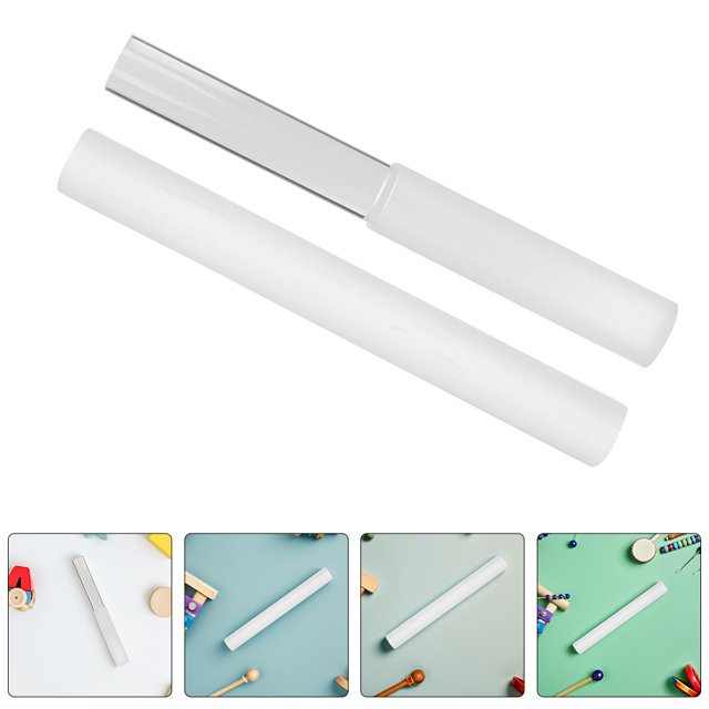CRAFTHROU 2Ud Palos Percusión Para De Cristal Con Material Acrílico Multicolor Para Uso Musical