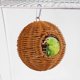 thumbnail image 1 of Cesta de almacenamiento tejida a mano, diseño de nido de pájaro, macetas redondas para , cesta de flores tejida para hogar, 1 of 8