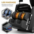 thumbnail image 5 of Xlluproid L-Shaped Massage Chair,Recliner with Zero Gravity with Full Body Air Pressure,5 Preset Automatic Modes and A Retractable Footstool,Black, 5 of 9