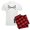 With Red Plaid Pant, variant on CafePress - Lacrosse Fear The Stick Men's Light Pajamas - Men's Light Loose Fit Cotton Pajama Set