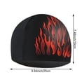 thumbnail image 7 of Vjnyvs Men's Swimming Caps High Elastic Non-Slip Breathable Nylon Swim Cap Fashion Printing Ear Protection Cap Bathing Cap for Adult, 7 of 7