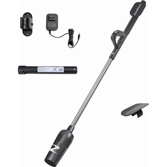 ZoomBroom 75 mph 3 Amps 4V Battery Powered Handheld Leaf Blower, Lightweight Design