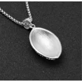 thumbnail image 2 of PAMTIER Unisex Stainless Steel Personality Hip Hop Cool Simple Micro-Pave Zircon Inlay Rugby Baseball Sports Ball Pendant Necklace Silver No Chain, 2 of 4