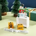 thumbnail image 4 of Christmas Advent Calendar Freestanding Letter Design Xmas Countdown Calendar Ornament for Desktop, 4 of 5
