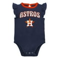 thumbnail image 2 of Infant Navy/Heather Gray Houston Astros Little Fan Two-Pack Bodysuit Set, 2 of 5