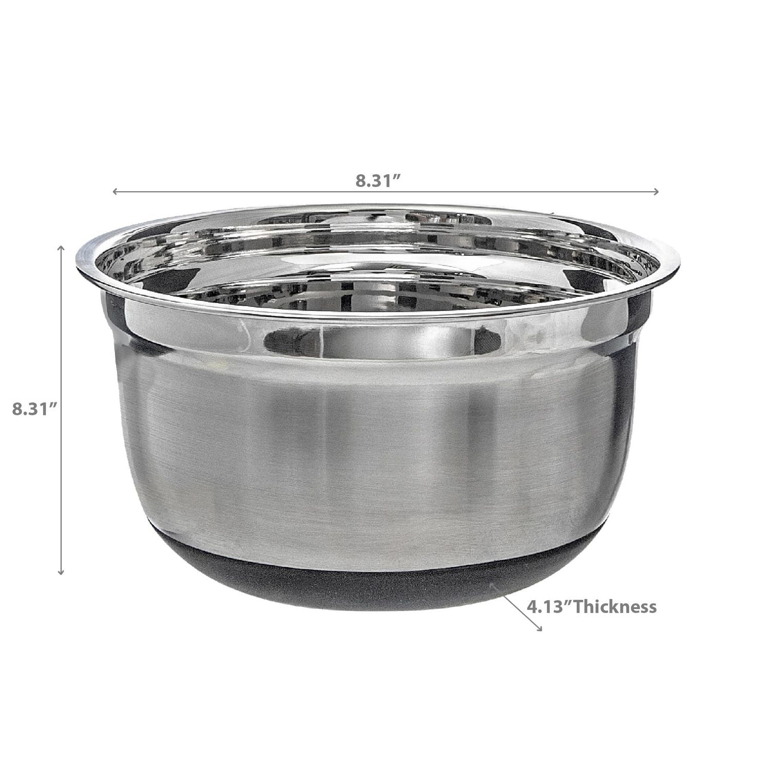 German Mixing Bowl With Anti Skid Base 8.31"