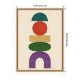 thumbnail image 5 of Kate and Laurel Framed Canvas Wall Art Print Toys by Laura Moss, 18 x 24 Sylvie Natural Frame, Modern Contemporary, Abstract Art for Wall Decor, 5 of 8