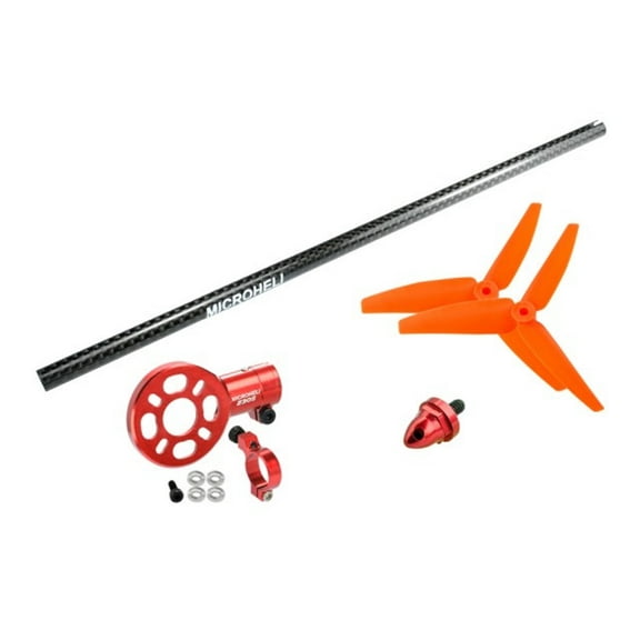 Microheli CNC Tail Power Package (RED) - BLADE 250 CFX / 230S / 230S V2 / Smart