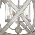 thumbnail image 5 of 3 Light Medium Outdoor Low Voltage Orb Hanging Lantern in Industrial Style 18.5 inches Wide By 19 inches High-Vintage Iron Finish-Incandescent Lamping, 5 of 6