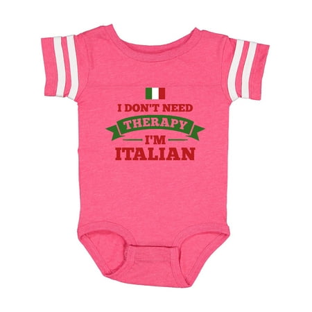 

Inktastic No Therapy I m Italian Gift Baby Boy or Baby Girl Bodysuit